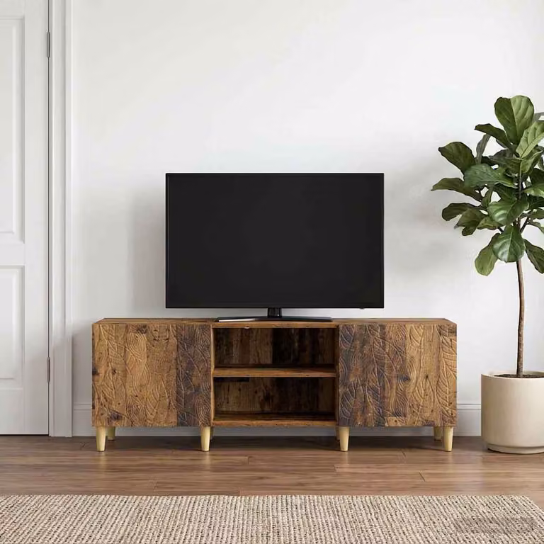 Mobile TV vidaXL in legno vintage marrone L 150 x P 31 x H 50 cm