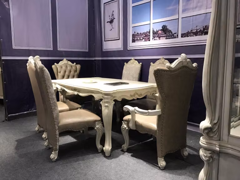 Barock Antik Stil Esstisch Tisch Echtes Holz Klassische Designer Tische Rokoko