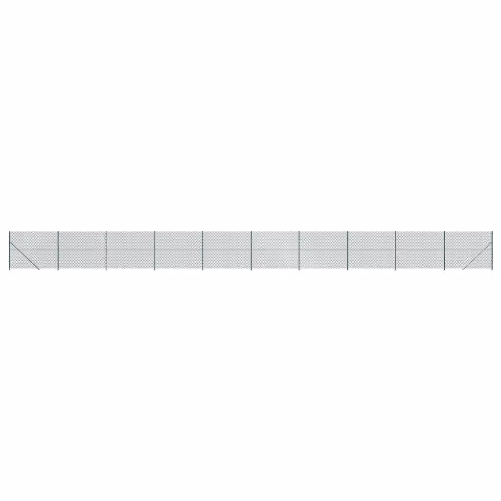 Recinzione a Rete con Flangia Verde 1,6x25 m