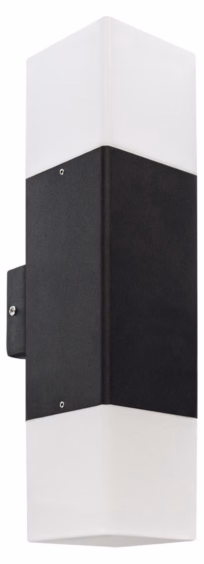 Strühm 03653 Applique da esterno 'GRYF' E27, 2 x max 15 W, per uso esterno, IP44, sorgente luminosa sostituibile