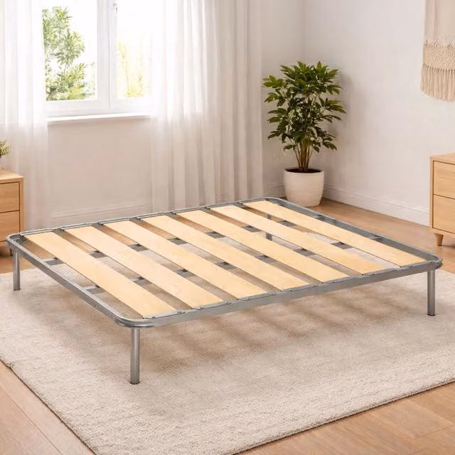 Rete letto Andrew Talamo Italia, rete ortopedica a doghe larghe in legno di faggio, L 120 cm x P 190 cm x H 31 cm