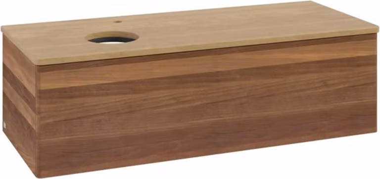 V&B Mobiletto senza struttura frontale, con illuminazione Antao 120x36x50cm, HL, WBP hon. Oa, w. wal