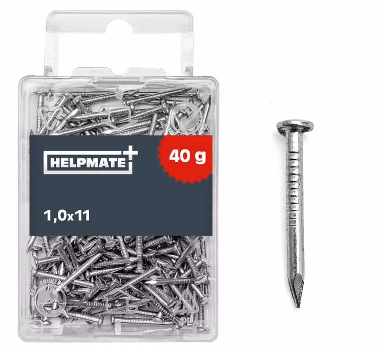 HELPMATE – Tassello a testa svasata, 1,0x11 mm, zincato – 40 grammi