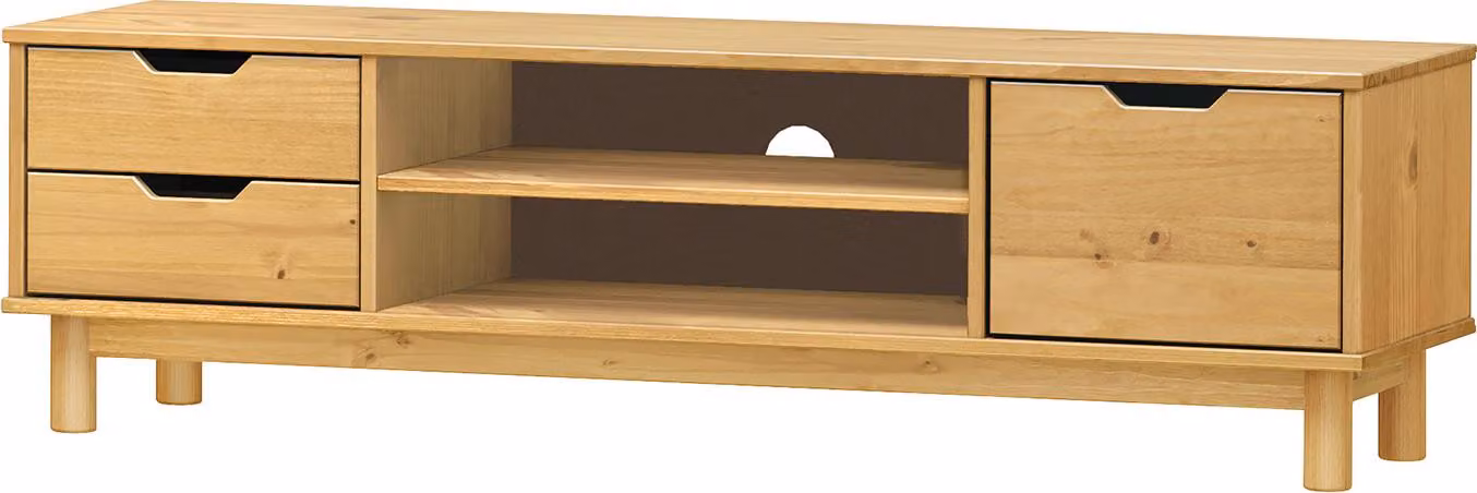 Tavolo TV 1 anta + 2 cassetti BONITO 2 cera