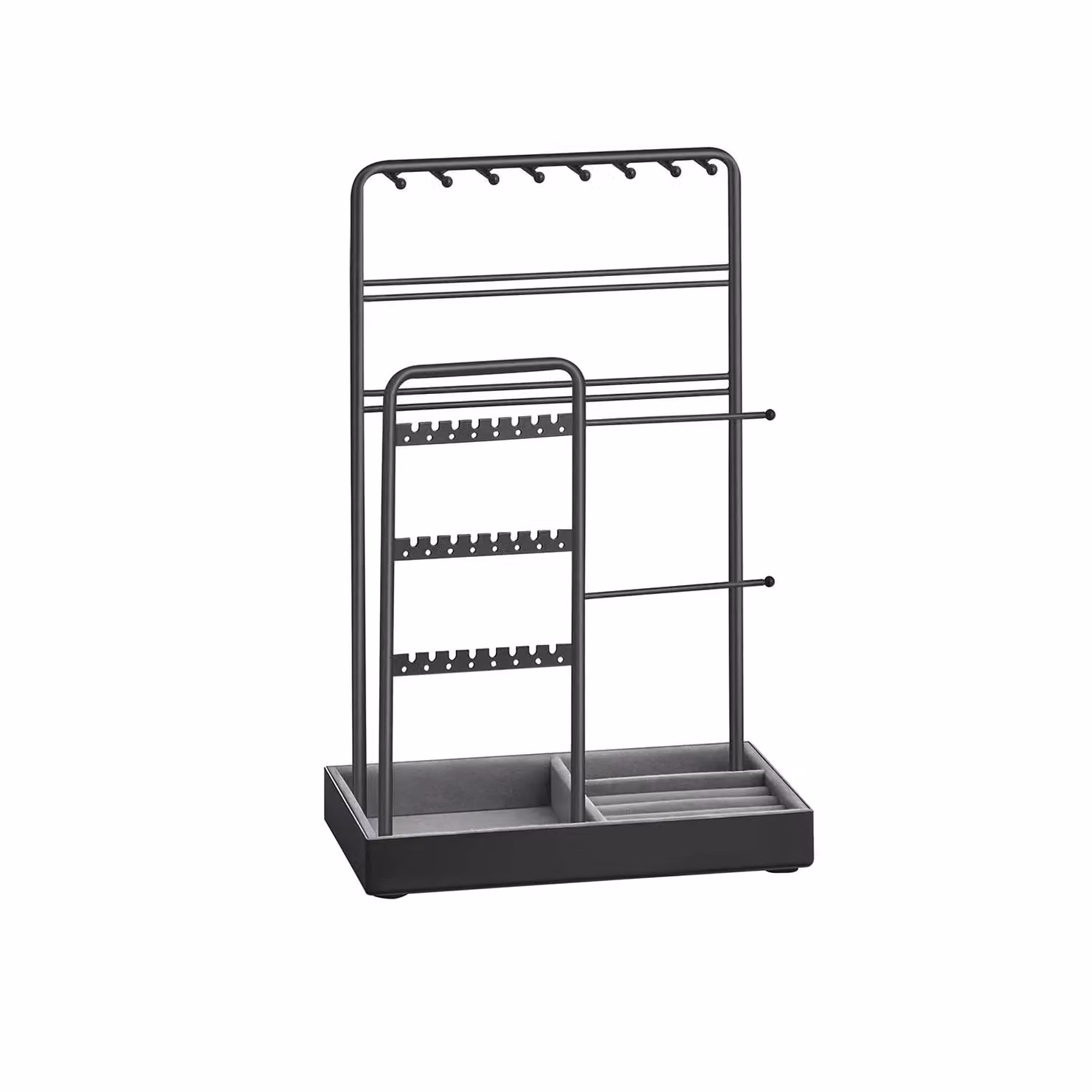 Portagioie Espositore per Gioielli, Nero Inchiostro / 11,5P 19,6l x 30,8H cm