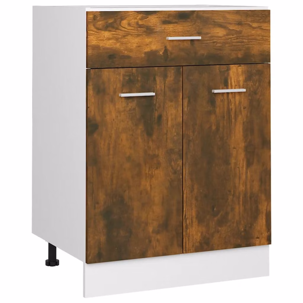 Mobiletto “Lyon” Rovere Fumo 60x46x81,5 cm
