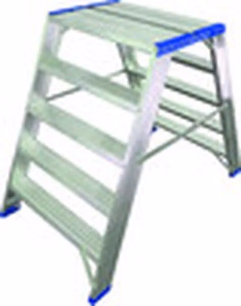 Scala a pioli PROTEC.class PLET24 74-2x4 con piattaforma, lunghezza 0,91 m