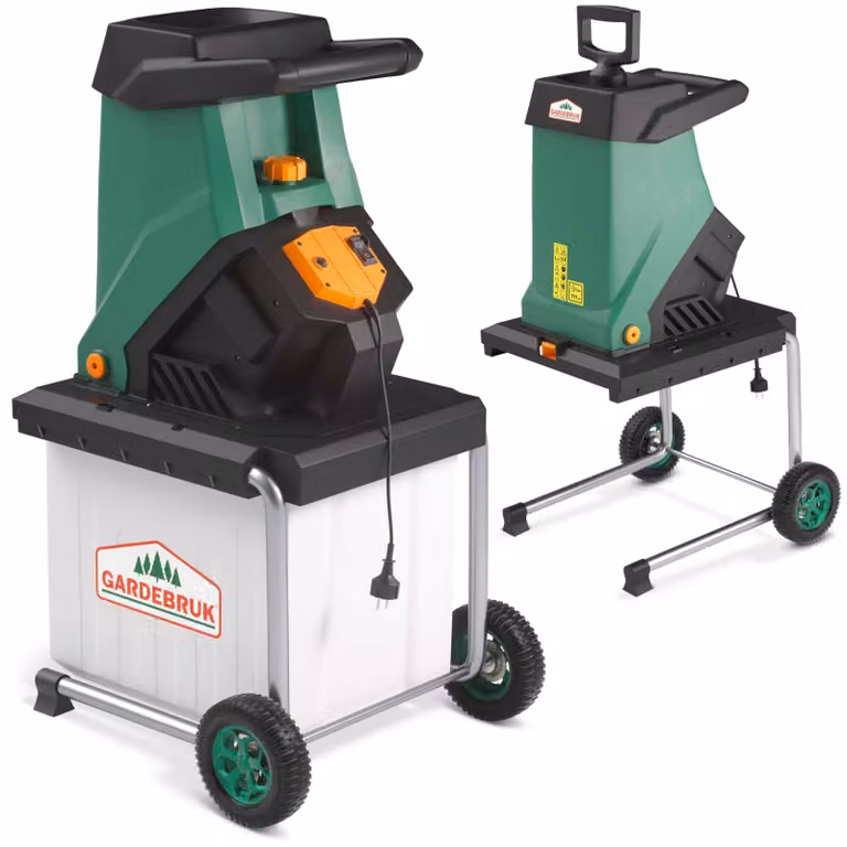 Tritatutto per giardino Hakselaar - Potenza: 2500 W - Diametro massimo di taglio: 40 mm - Capacità: 50 litri