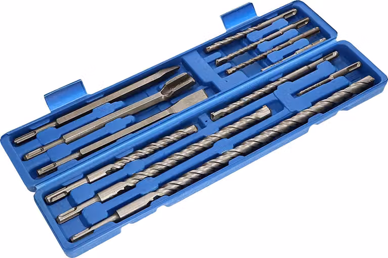 KOTARBAU® SDS-Plus set di punte e scalpelli per calcestruzzo 12 pz. SDS+ punte per muratura punte per martello per muratura