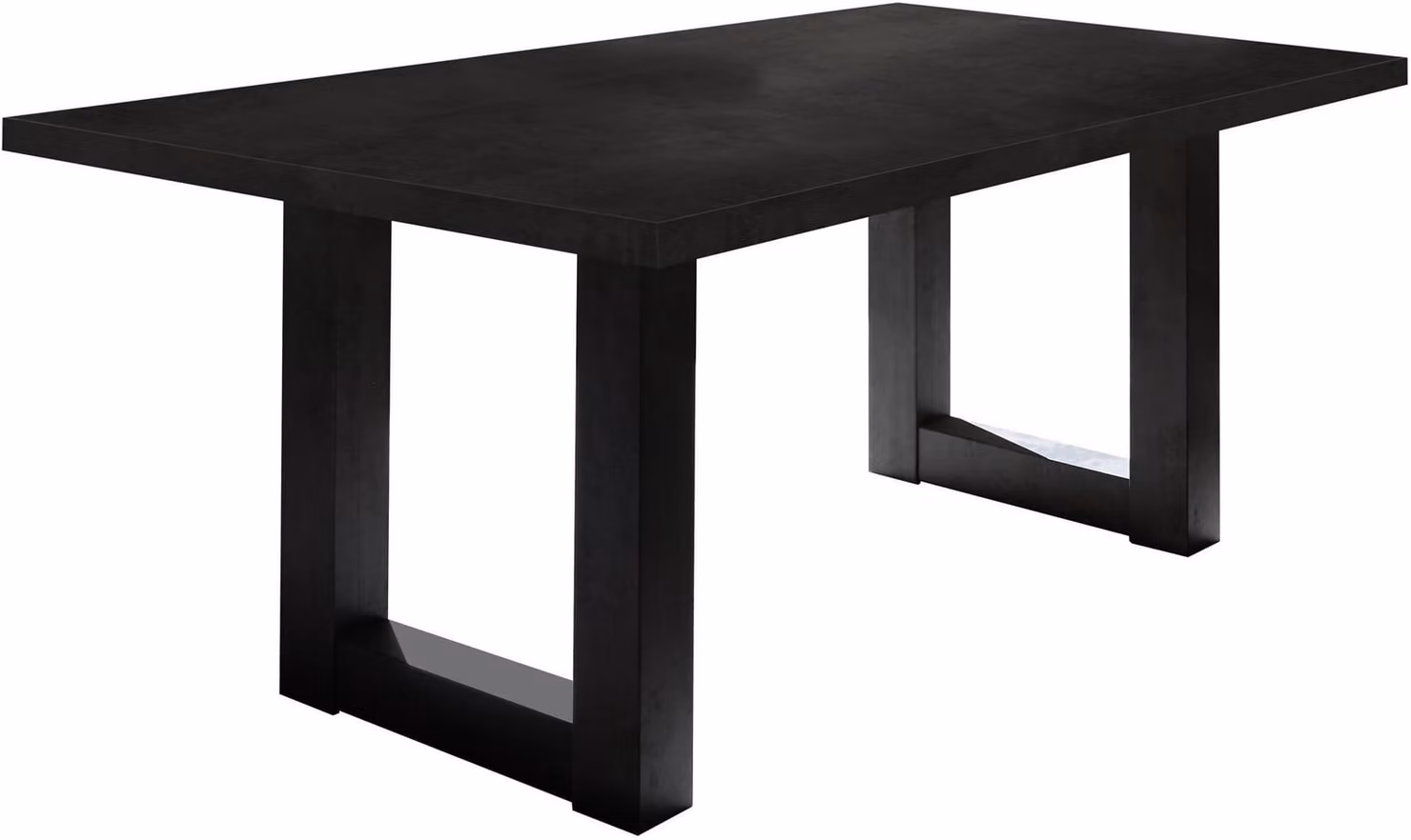Tavolo da pranzo Eila 8 140 x 90 x 75 Tavolo da pranzo in acciaio nero 13383-140