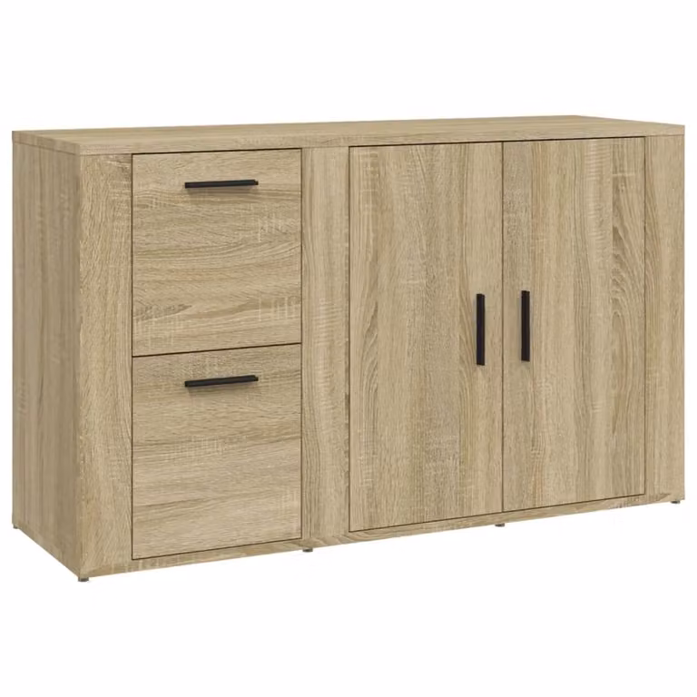 Credenza Rovere Sonoma 100x33x59,5 cm in Legno Multistrato