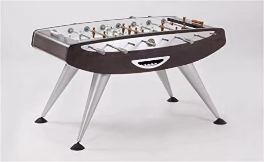 Calcio Balilla Garlando Exclusive con Aste Uscenti Marrone e Bianco