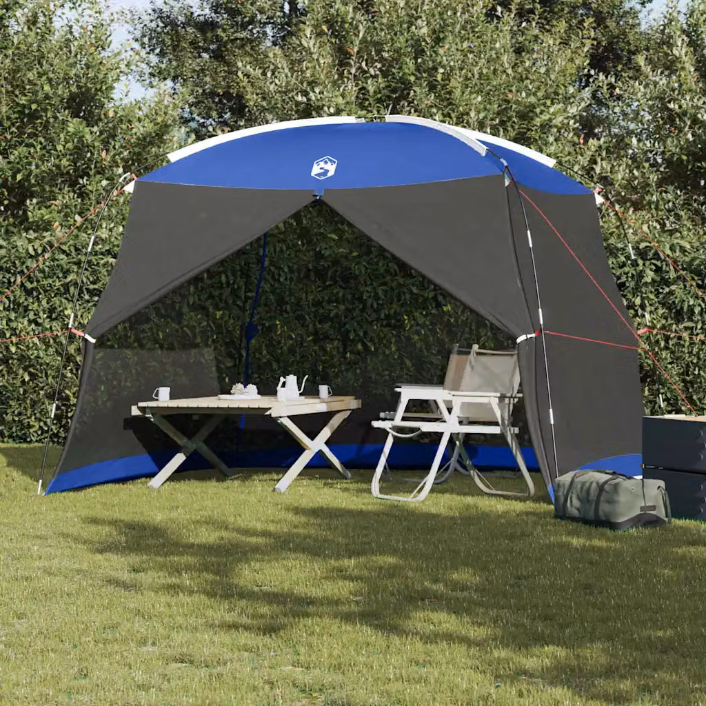 Tenda zanzariera vidaXL blu in poliestere e fibra di vetro L/P/H: 320 x 320 x 218 cm