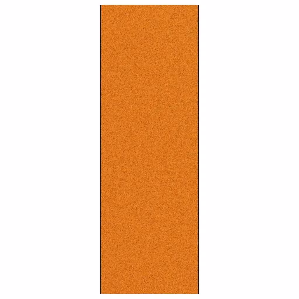 Tappetino moderno rettangolare vidaXL arancione e nero in poliammide e PVC, L: 350 cm, P: 120 cm, H: 1 cm – 2