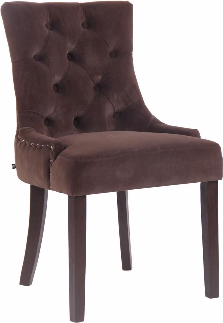 Sedia da pranzo in velluto - sedia di design - seduta confortevole, design elegante e resistente