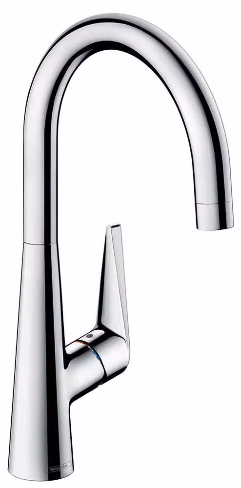 Miscelatore da cucina, girevole, altezza 260 mm, cromato, da montare con un foro