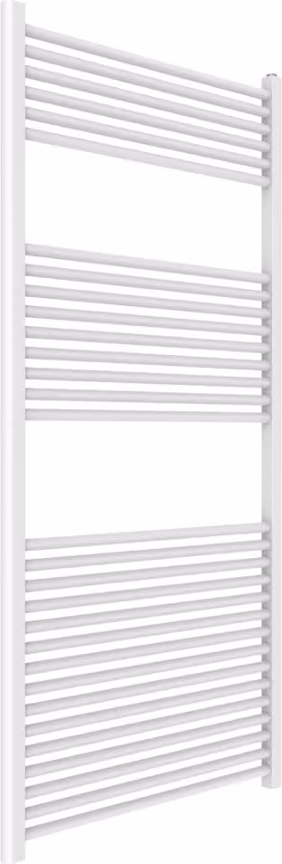 Termoarredo bagno 75x150 bianco in acciaio