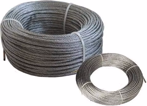 Fune in acciaio zincato GIOSTYLE colore argento, diametro 12 mm, lunghezza 100 m