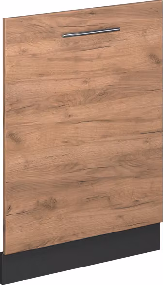 Pannello frontale della lavastoviglie Vicco Fame-Line Rovere dorato 60 cm senza piano di lavoro, Model 54305