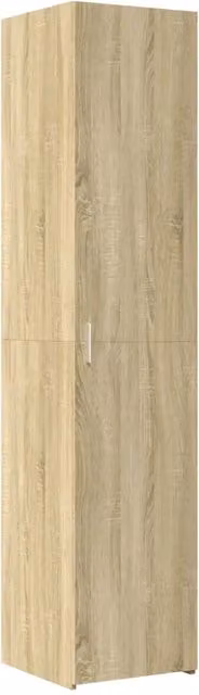 Credenza | Madia | Buffet da pranzo | Armadio da pranzo Rovere Sonoma 40x42,5x185 cm in Legno Ingegnerizzato