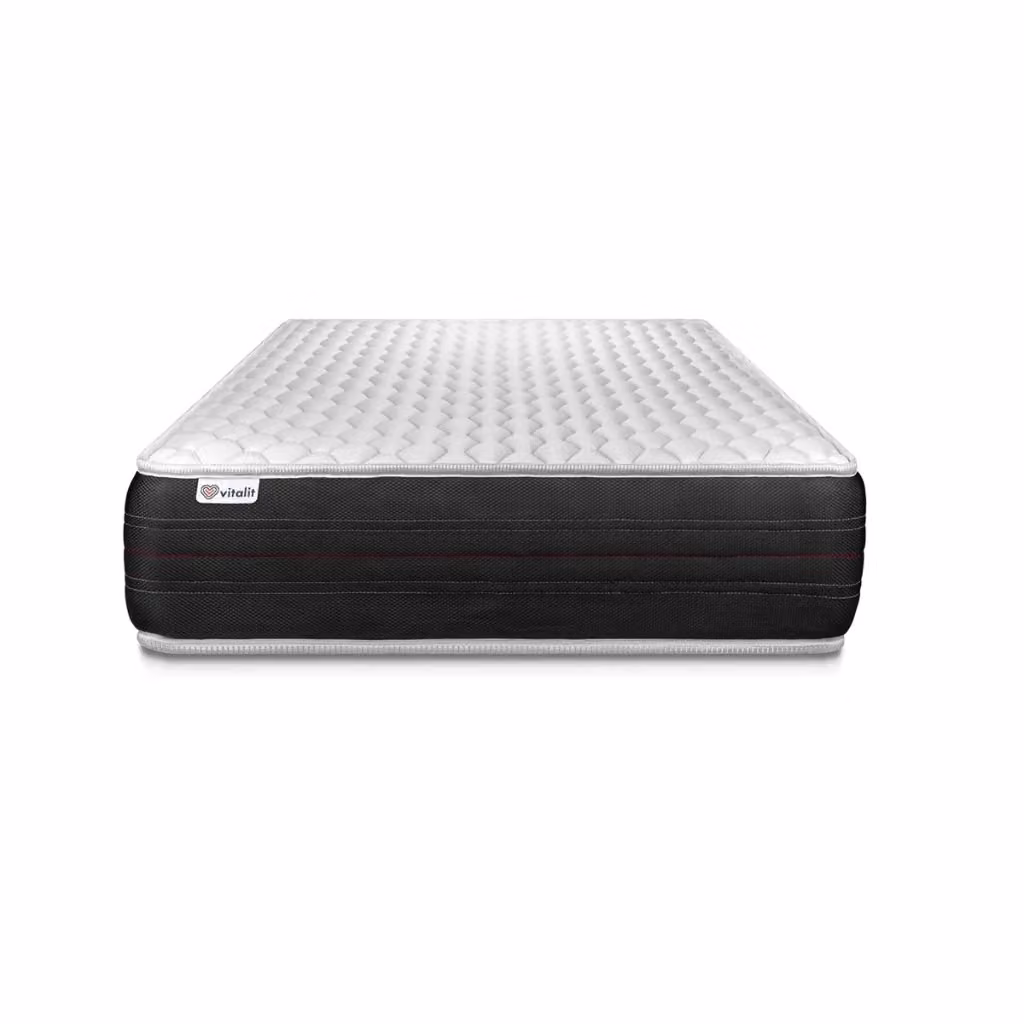 Materasso Ibrido Vitalspring con Molle Insacchettate e Memory Foam, Bianco, L/P/H: 80 x 200 cm – 2