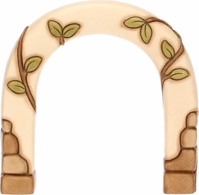 Arco in ceramica beige per Presepe Classico Thun
