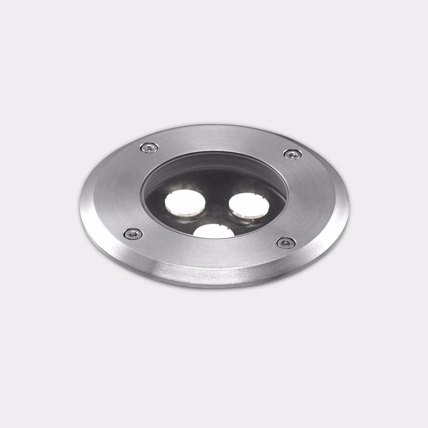 LEDS-C4 Lampada LED da immersione Aqua Recessed AISI 316, Alluminio / Grigio / Zincato, Acciaio Inox