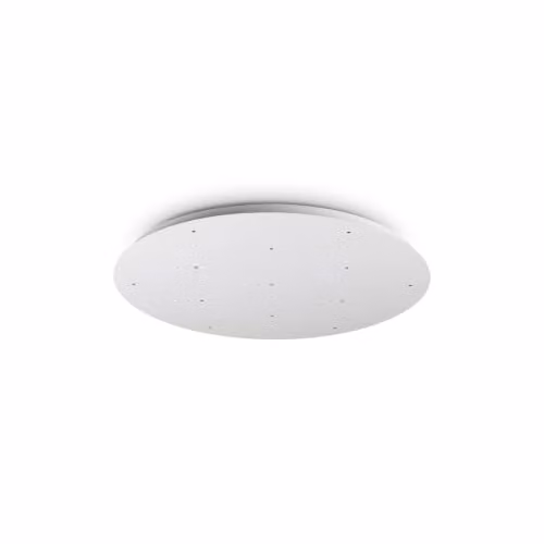 Ideal Lux 9 fori 60 cm 3 luci bianco metallo