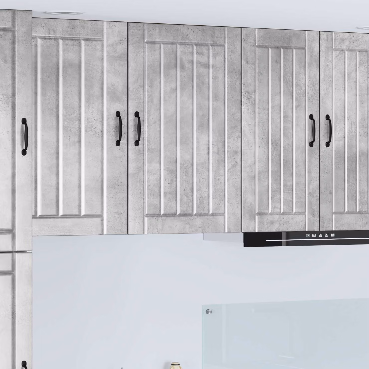 Armadietto a muro moderno vidaXL LUCCA Grigio, L: 50 cm, P: 31 cm, H: 80 cm
