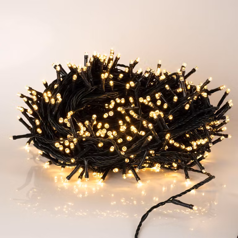 600 luci fiabesche a LED bianco caldo - LK021WG