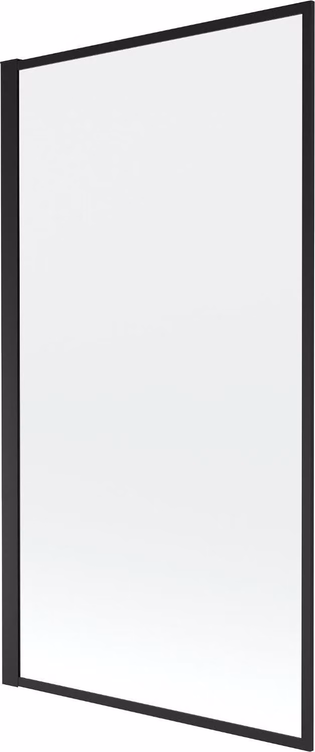 Mexen Alex parete doccia da vasca con 1 anta 80 x 140 cm, cornice nera - 893-080-001-70-70
