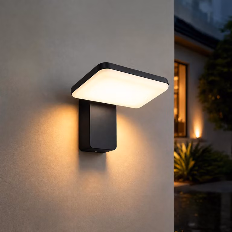 Lampada da parete esterna a LED, grado di protezione IP65, rotazione a 360°, 24W, alluminio, temperatura di colore 3000K/4000K/6500K