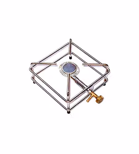 Fornellone Gas Gpl 4 Piedi Cromato 22X22