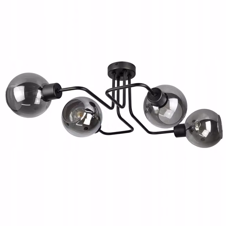 Lampada da soffitto Lampada a sospensione Ball Nero Grigio Bianco (N100-EK4)
