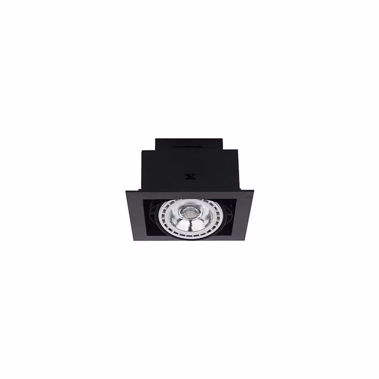 Nowodvorski DOWNLIGHT Apparecchio da incasso a LED nero, acciaio 9571