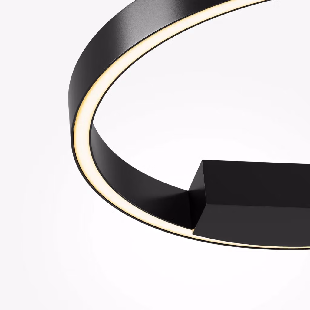 Applique moderna Maytoni Rim con LED integrato in alluminio nero – 2