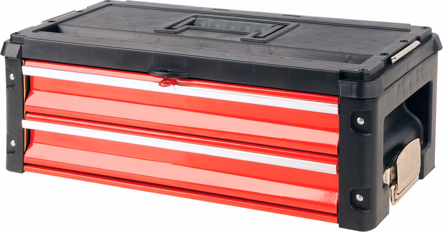 Yato YT-09107 small parts/tool box Metal Black, Red