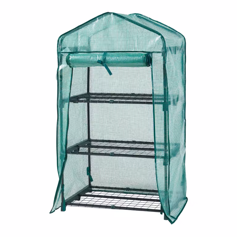 Serra 'Chaam' con 3 ripiani 125x69x49cm Verde