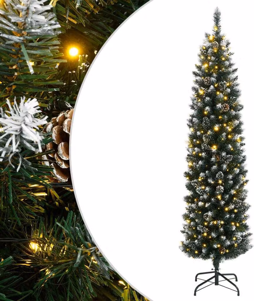 Maison Exclusive - Albero di Natale artificiale Slim 300 LED 240 cm