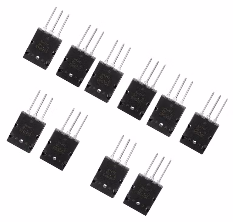 5 paia di transistor audio 2SC5200 e 2SA1943, 10 pezzi.