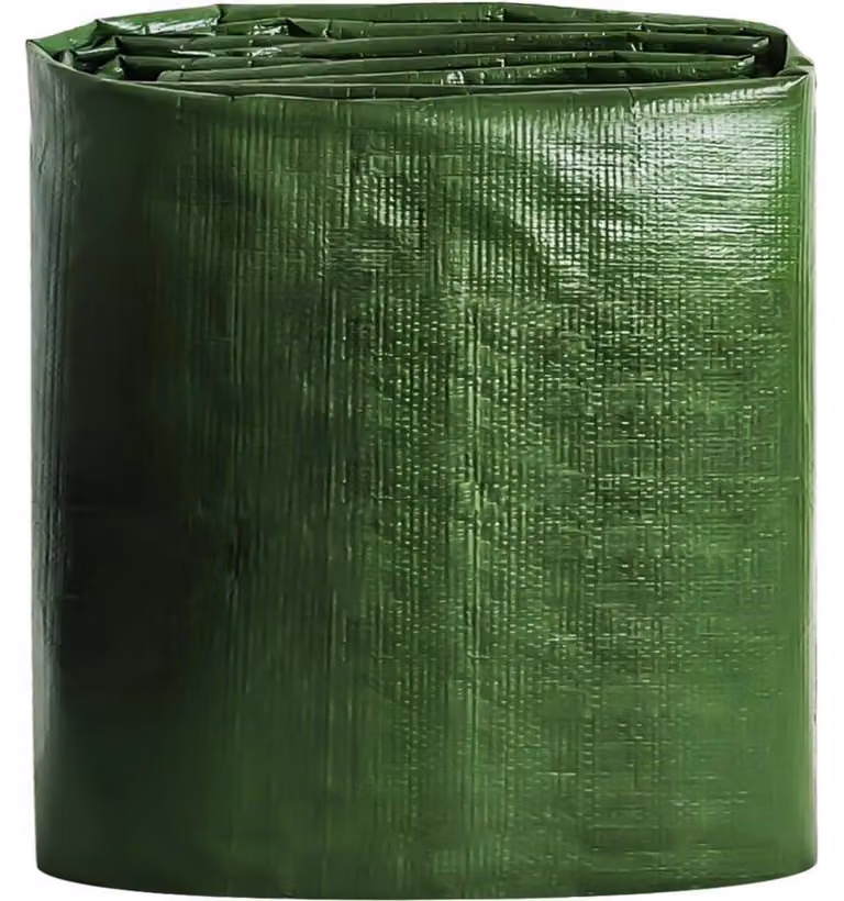 Telo protettivo da 150 g/m², resistente, antistrappo, impermeabile, verde, dimensioni 3x10 metri