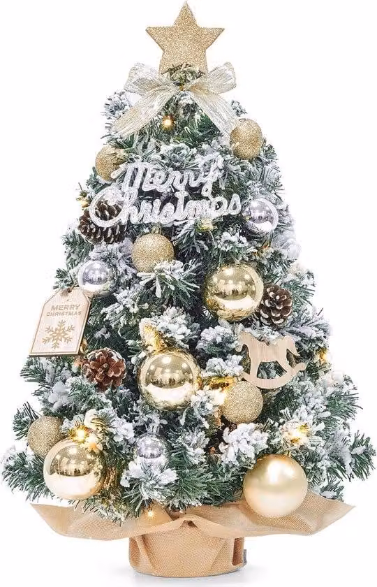 Albero di Natale artificiale - Albero decorativo artificiale - Verde - Albero artificiale completo - Meraviglie decorative - Decorazioni natalizie - Albero artificiale per il salotto