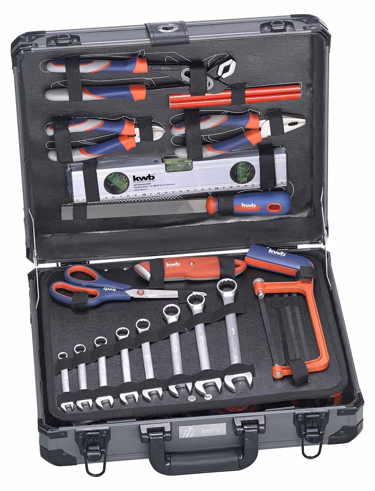 Valigetta in alluminio con set di 99 utensili