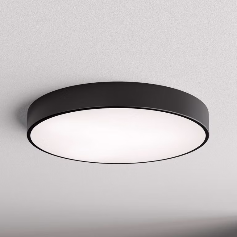 Plafoniera soffitto Cleo TEMAR LIGHTING, dimmerabile, Nero, Soggiorno / Sala da pranzo, Moderno, Plafoniera