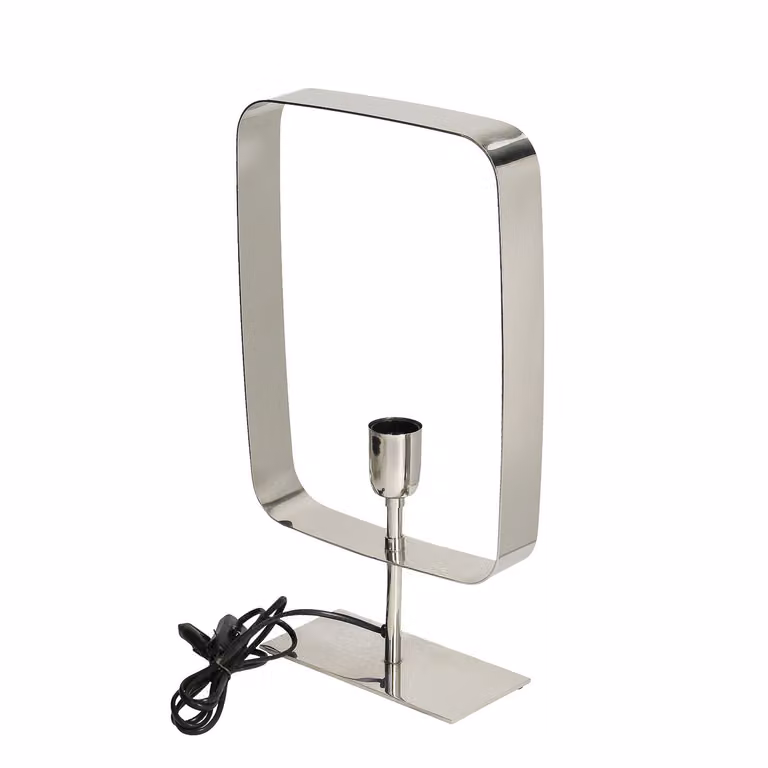 Lampada da tavolo Theo Silver 46 cm