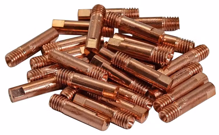Solidchoice - 50 elettrodi di contatto per saldatrice MIG/MAG MB15