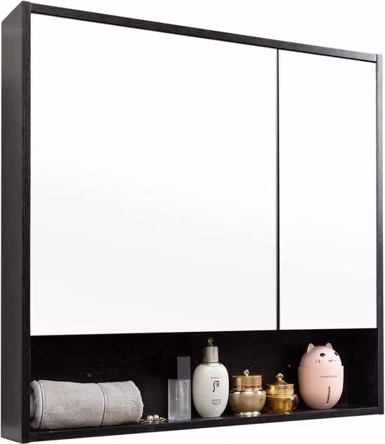 Specchio per bagno da parete con montaggio a muro - specchio per bagno con pannelli