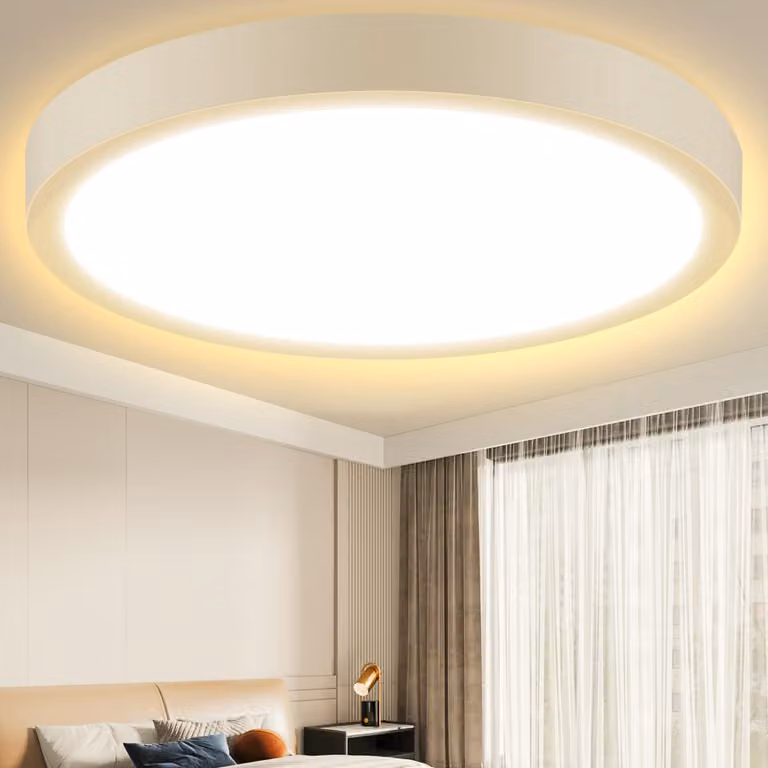 Lampada a soffitto LED Aigostar, 24W, 3000K, 2500 lumen, ideale per soggiorno, camera da letto, cucina, balcone. Lampada a soffitto LED, luce calda, diametro 289mm, altezza 38mm. Luce bianca calda