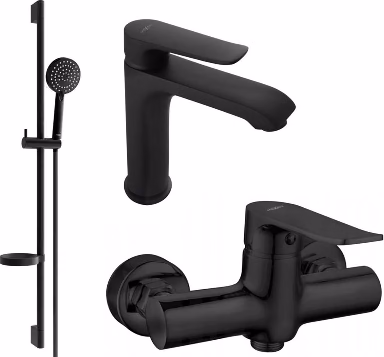 Mexen Pecos DS75 set doccia, nero - 72704DS75-70