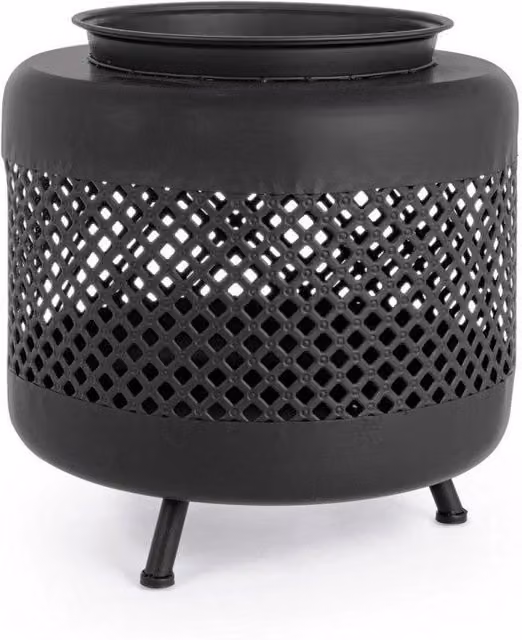Braciere Efesto D50 GIORDANOSHOP in acciaio nero